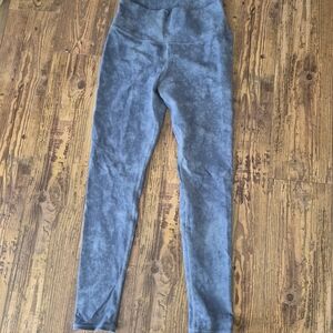 SOLD Alo High Waist Airbrush Leggings Blue Size Large